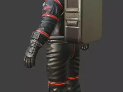 Astronaut Spacesuit 3D Model 3D model