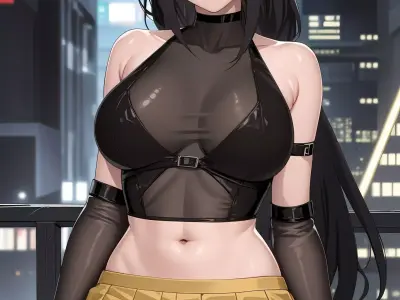 Cyberpunk Balcony View 3D print model