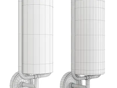 Geometric Sconce Low-poly 3D model