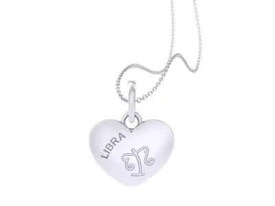 Kids Heart Pendants 3dm STL OBJ FBX Renders Details 3D print model 3