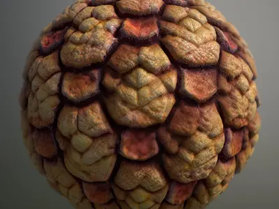 Material Skin Alien 27 Seamless PBR Texture Texture