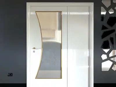 Echise Bruno - Door Set Low-poly 3D model