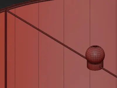 Mary table lamp 3D model