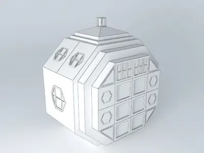 TARDIS X Experimental TARDIS Design Free 3D model