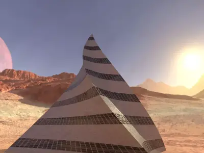 Pyramid Building 3D model