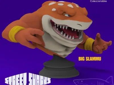 Street Shark - Slammu - Animated Series 3D print model