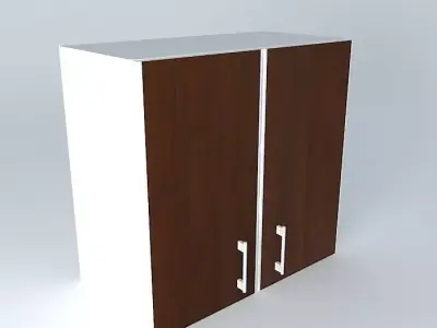Cabinets cabinet with two doors Free 3D model