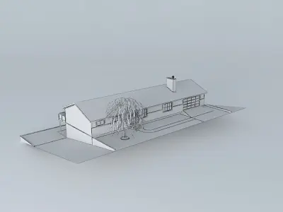 Hillside House Free 3D model