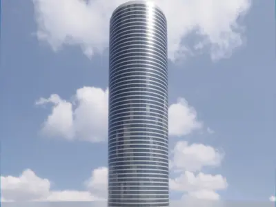 Parametric Building 1b2 3D model