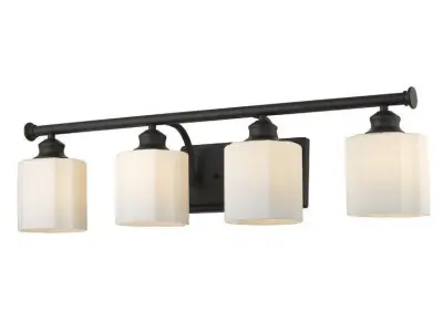 Hirschman 4 - Light Dimmable Vanity Light - 2 Colour Free 3D model
