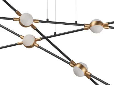 745247 Bergamo Lightstar Pendant chandelier 3D model