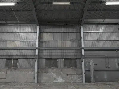 Industrial Warehouse 3D model