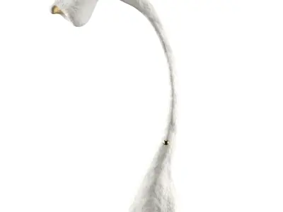 Dune Light Sculpture Low-poly 3D model