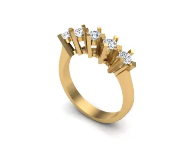 Jewelry ring 429 Free 3D print model