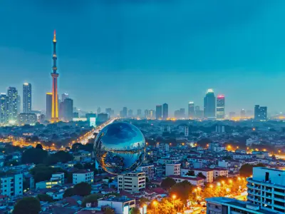 HDRI Night - Reimagined Ho Chi Minh City - V2 3D model