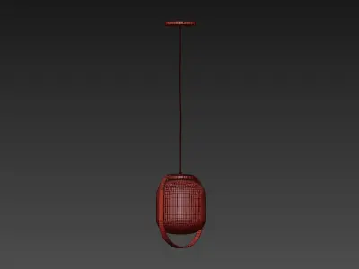 Jupiter Blush Pink Pendant Light from Rockett st George 3D model