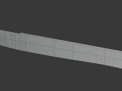 Big graffiti wall II 3D model