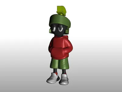 Marvin the martian urban vibes looney tunes 3D print model