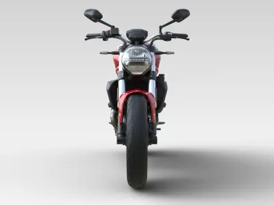 Ducati Monster 821 RED 3D model