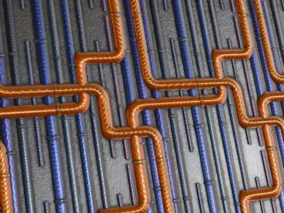 Sci-Fi Pipes PBR Seamless Texture