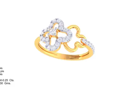 Women Ring Render 3dm STL OBJ FBX Details  3D print model get