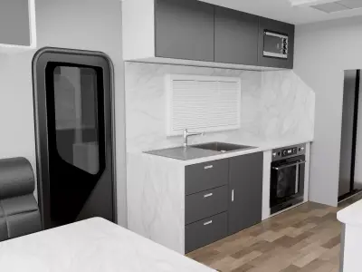 CARAVANS 226 RV Detailed 3D Model Quality Exterior  Interior  3D model