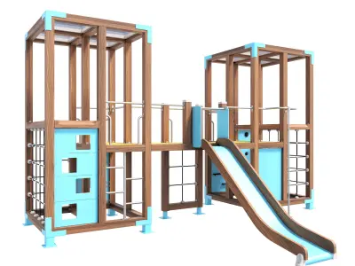 Play Tower Halo Twin 3D model