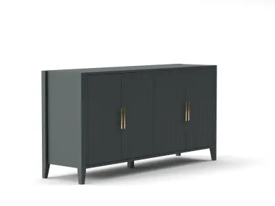 Cabinet Sideboard with 4 Doors 3D model