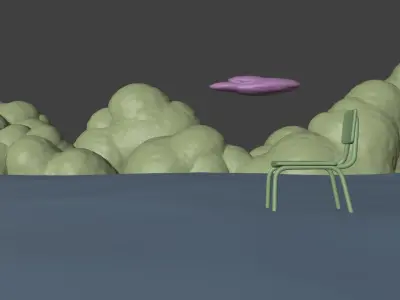 NPR Ocean free Free 3D model