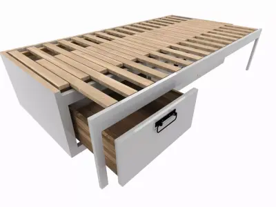 Caravan Expanding Bed 3D model