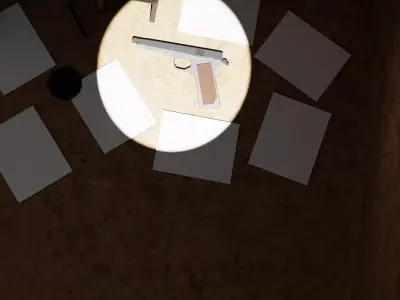 3D crime scene interior Free 3D model