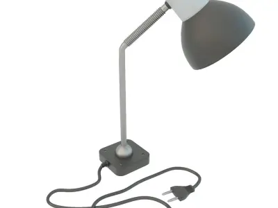 Industrial Table Lamp 3D model