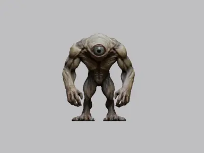 3D Cyclops Guardian 3D model