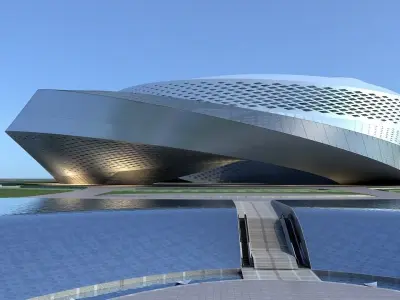 Exhibition Hall 3D model