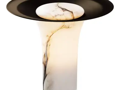 Headlight Table Lamp By EMMANUEL LEVET STENNE 3D model