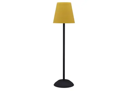 Yellow Floor Lamp Free low-poly 3D model