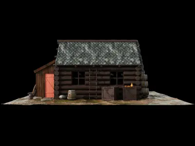 Peasants Cottage 3D model