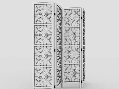 Room Divider 03 3D model