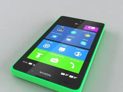 Nokia X lumia 3D model