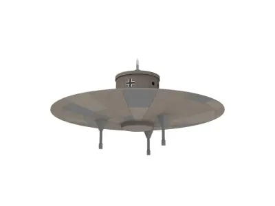 German Scout Saucer WWII 3D print model