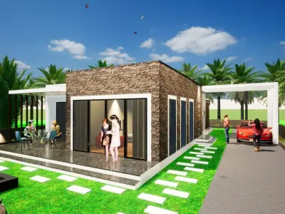 MODERN HOUSE 3D print model