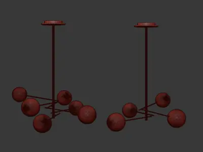 Bolle Gallotti Chandelier 3D model