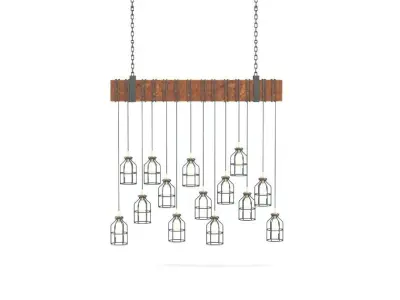 Faux Beam 14 Pendant 3D model