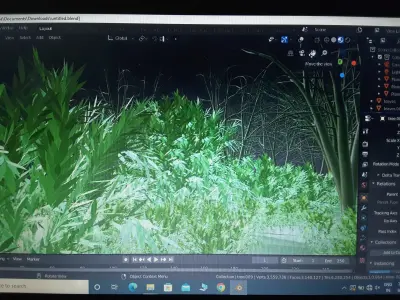 FOREST Low-poly 3D model