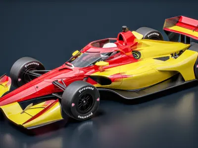  Dallara DW12 UAK-18 2025 High Downforce Race Livery 