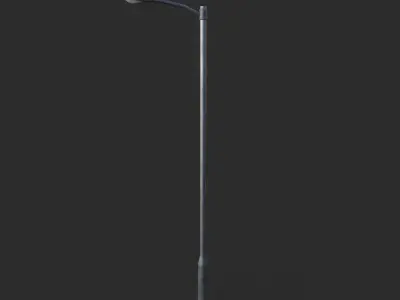 Highway Light Low-poly 3D model