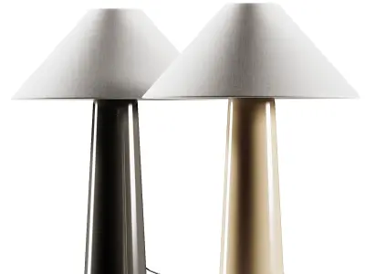 Milk  Sugar Isla Ceramic Table Lamp 3D model