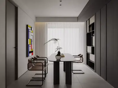 apartment interior scenes    3D model shop