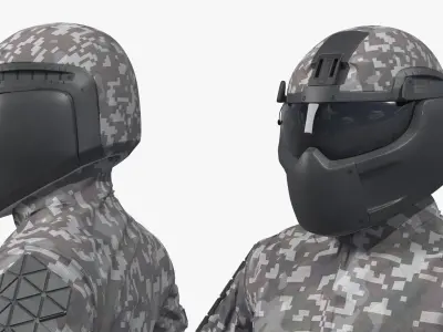  Ratnik 3 Tactical Armor Suit Grey Camo 