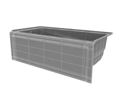 Two baths maax and oceania 3D model